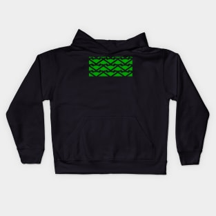 Northrop Grumman B-2 Spirit - Green & White Pattern Design Kids Hoodie